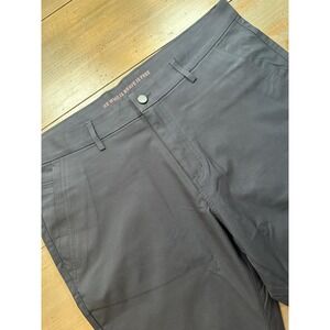 Marcus Pierce‎ Pants Mens 36x32 Navy Dress Chino Trousers Flat Front Renegade